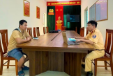 Phạt tài xế xe tải vượt ẩu 'đối đầu' ô tô con trên cầu vượt