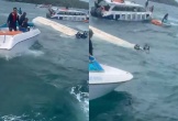 Hiện trường vụ lật ca nô chở hơn 30 khách du lịch ở Phú Quốc, nhiều người thương v.o.ng